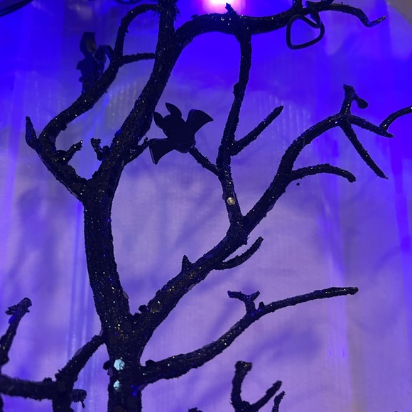 Halloween Wreath - Spooky BLACK CAT Door Decor! Man in Moon, TREE of Life, - Picture 13 of 16